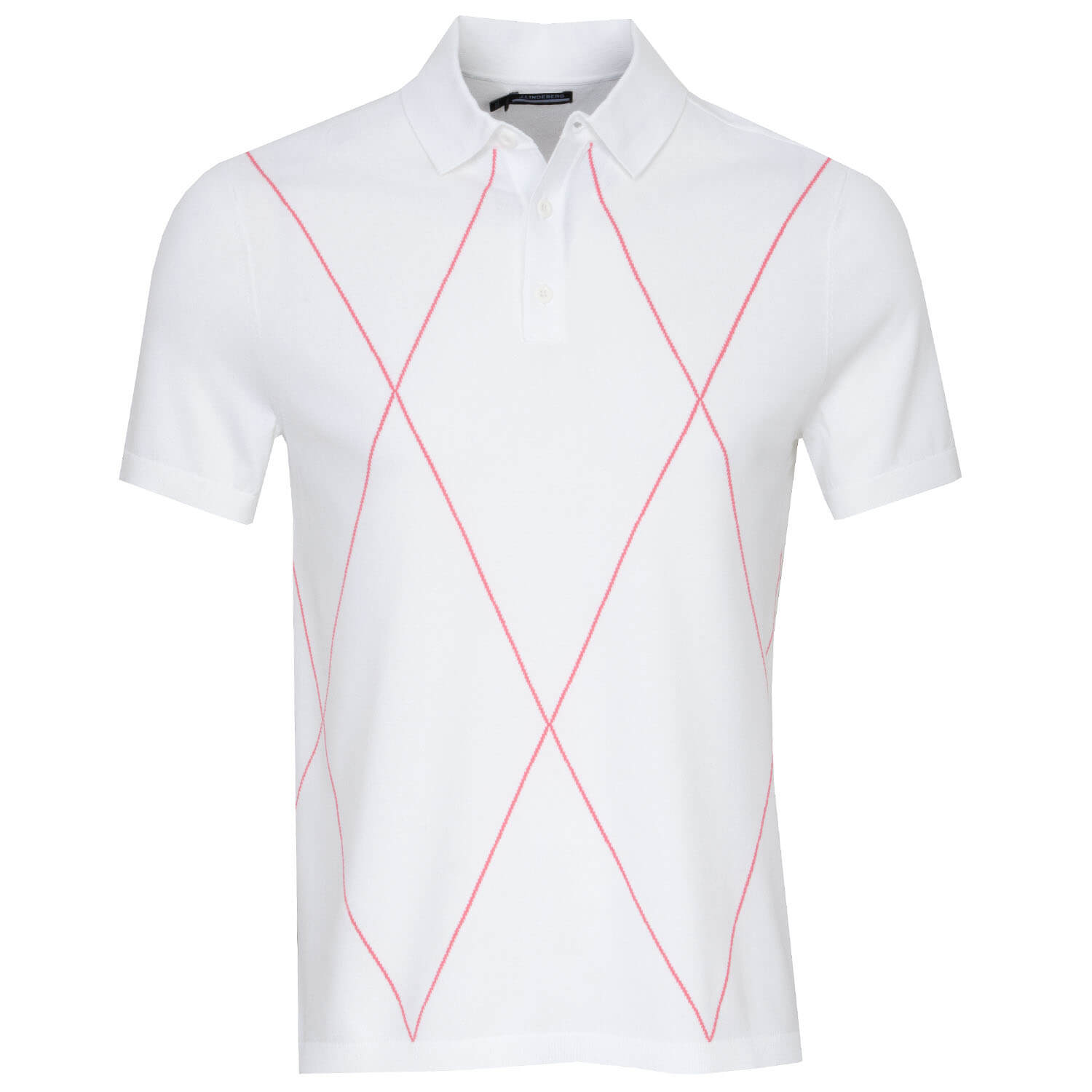 J Lindeberg x Robbie Williams Luke Knitted Argyle Golf Polo Shirt – GBGolf