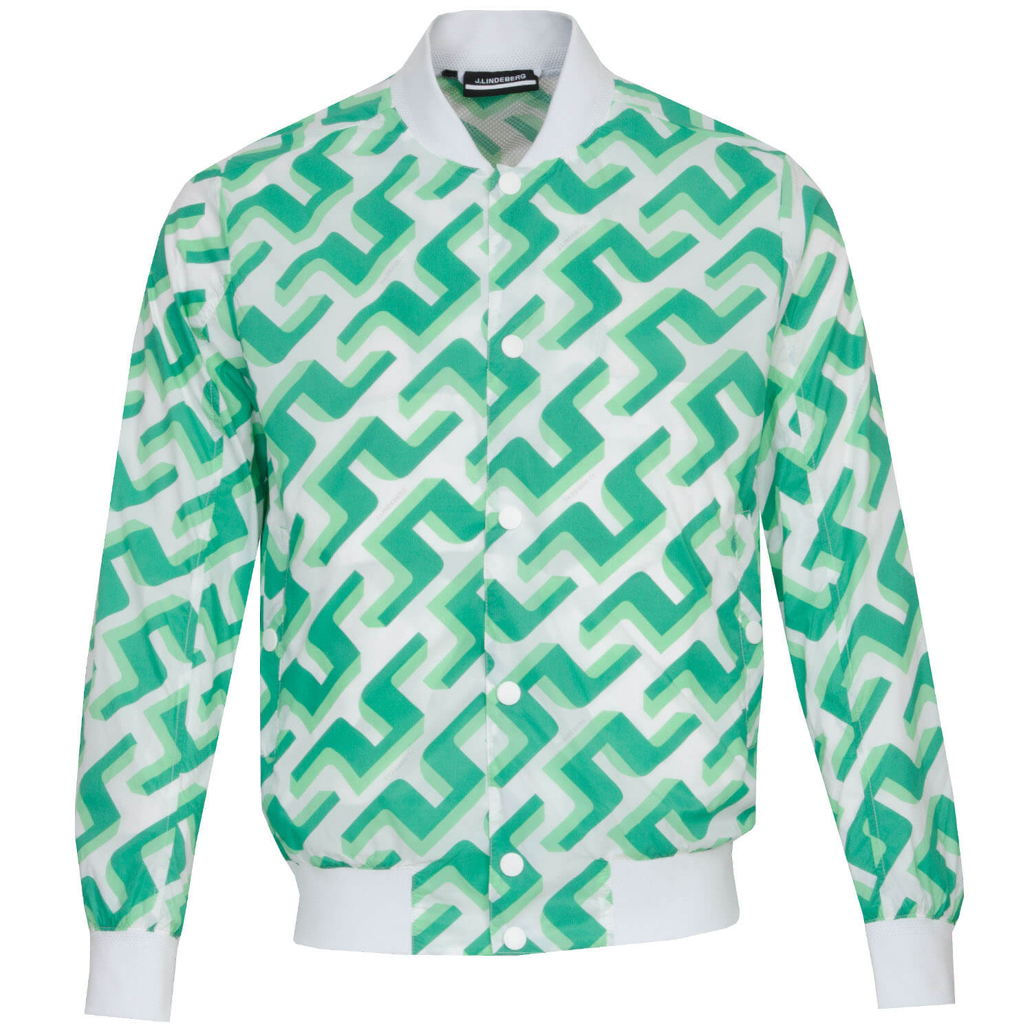 J Lindeberg Lux Printed Bomber Jacket