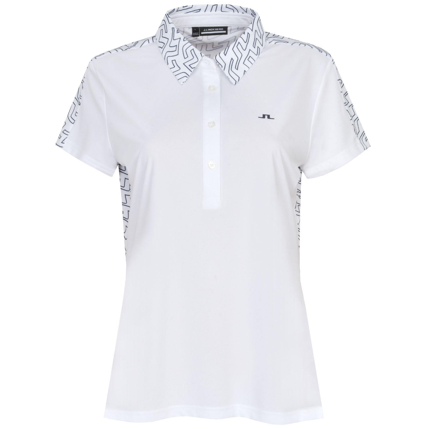 J Lindeberg Cara Ladies Polo Shirt White | Scottsdale Golf