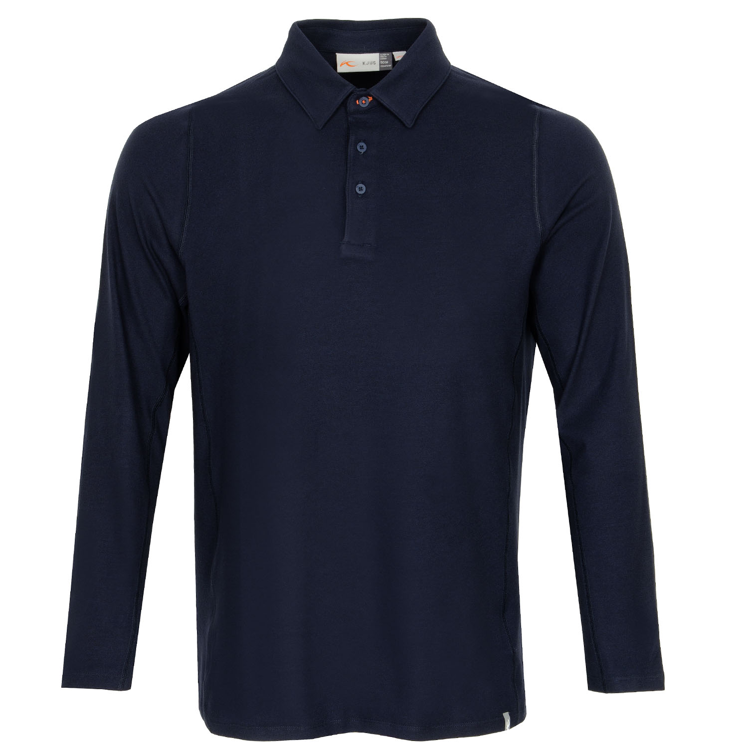 Long Sleeve Golf Polo Shirts
 KJUS Scot Long Sleeved Golf Polo Shirt Atlanta Blue Melange