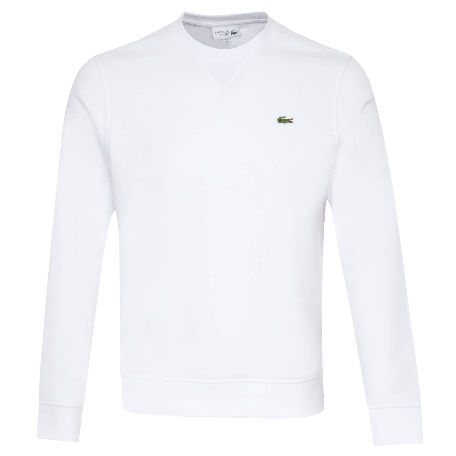 Lacoste Crew Neck Sweater White | Scottsdale Golf