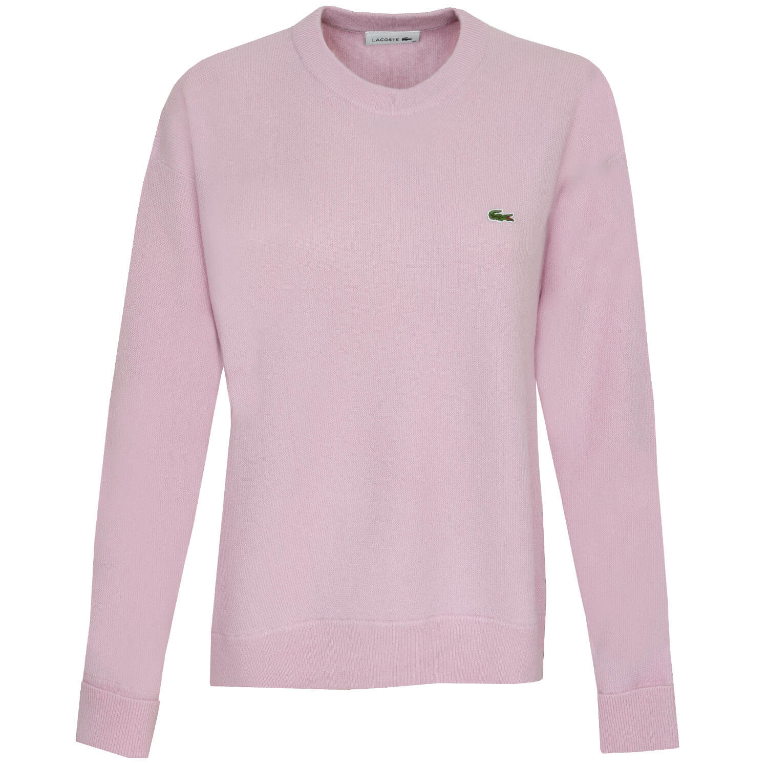 Lacoste Crew Neck Lambswool Ladies Sweater