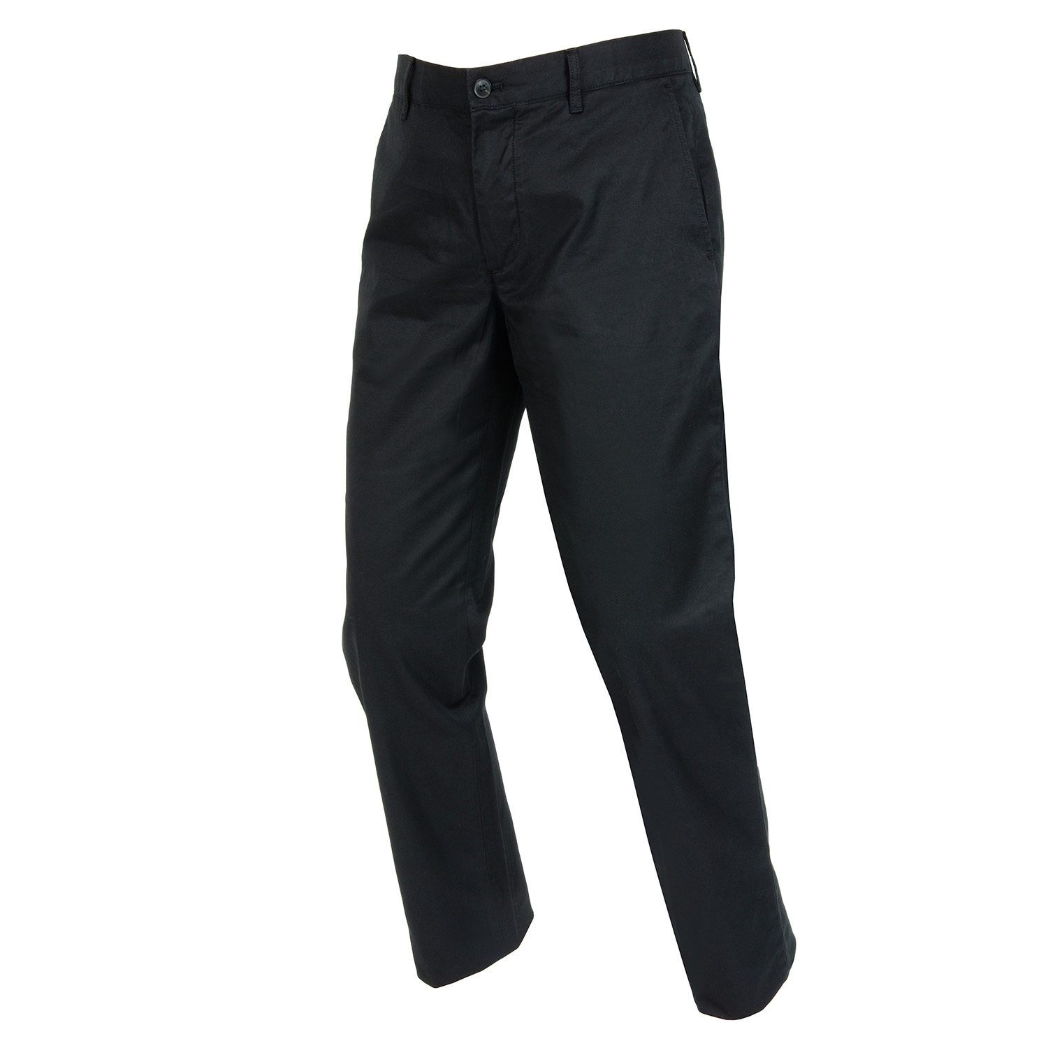 Lacoste Slim Fit Cotton Chino Trousers Black | Scottsdale Golf