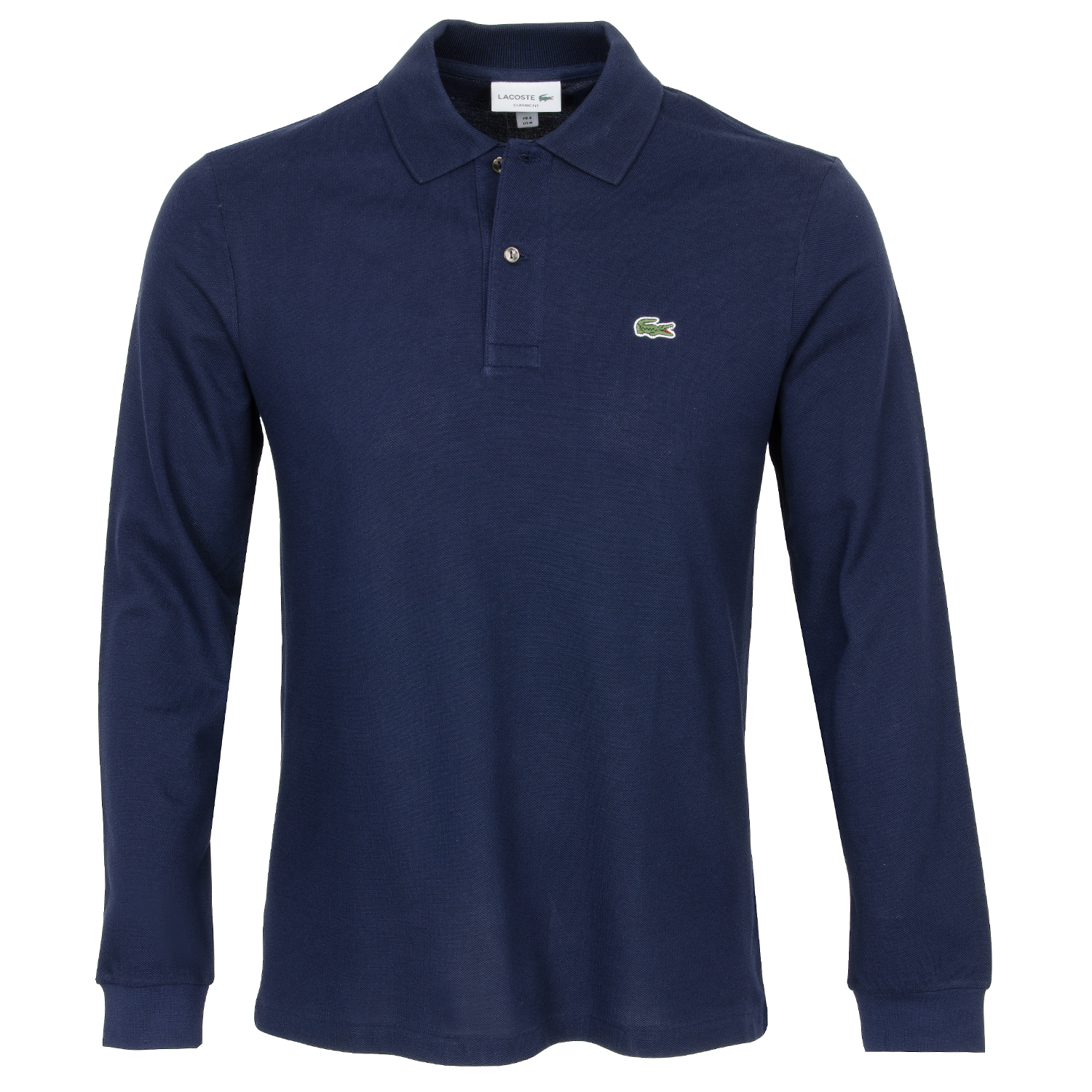 Lacoste Classic Long Sleeved Polo Shirt Navy | Scottsdale Golf