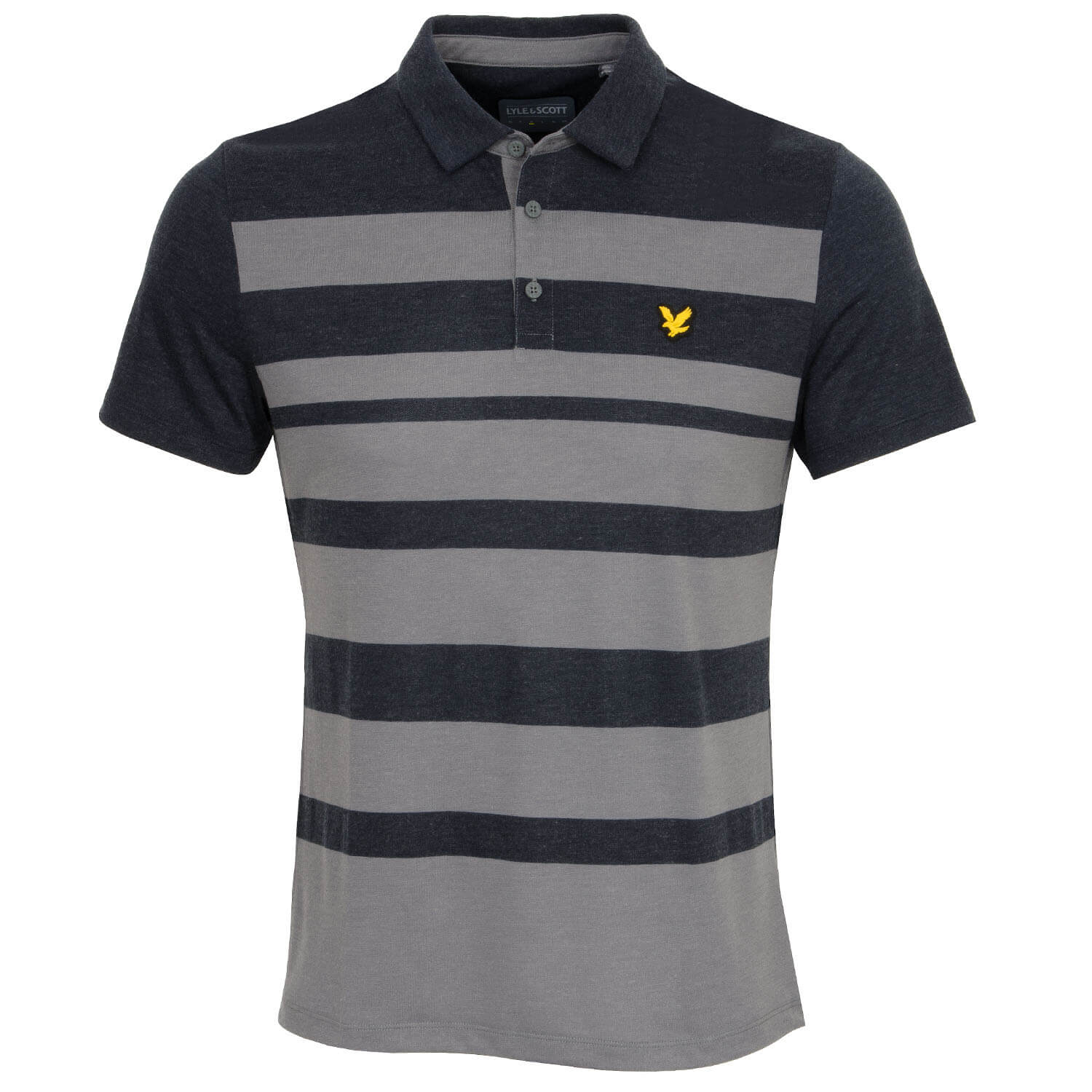 Lyle & Scott Lightweight Wide Stripe Golf Polo Shirt