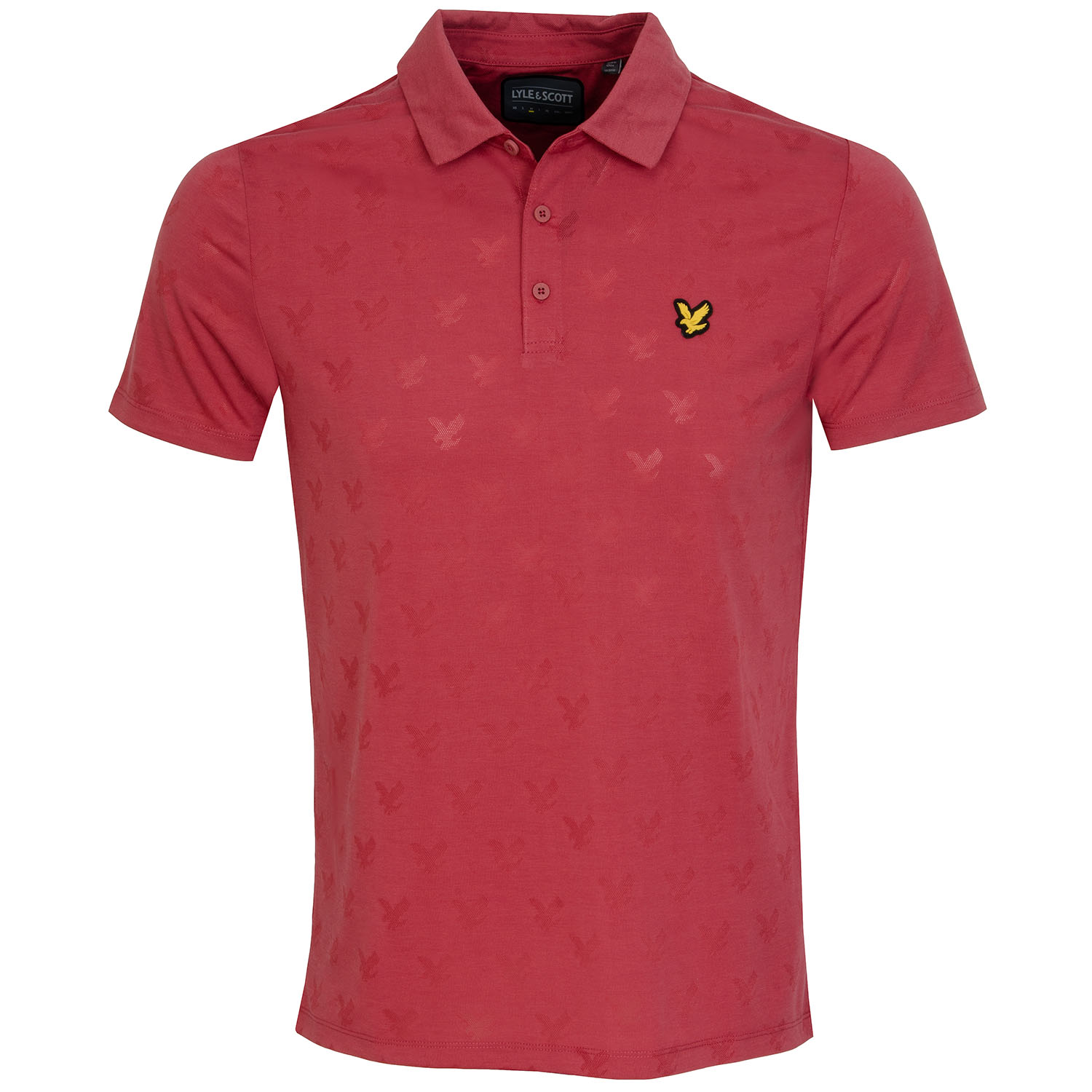 Lyle & Scott Jacquard Golf Polo Shirt