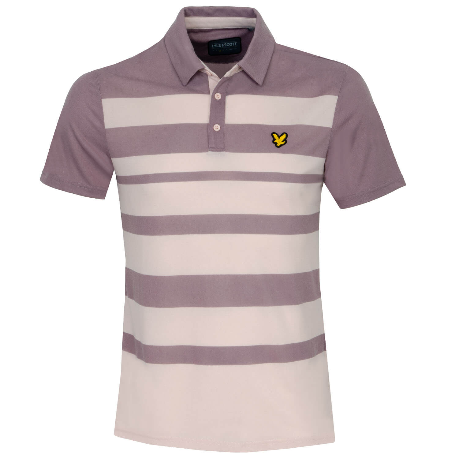 Lyle & Scott Lightweight Wide Stripe Golf Polo Shirt