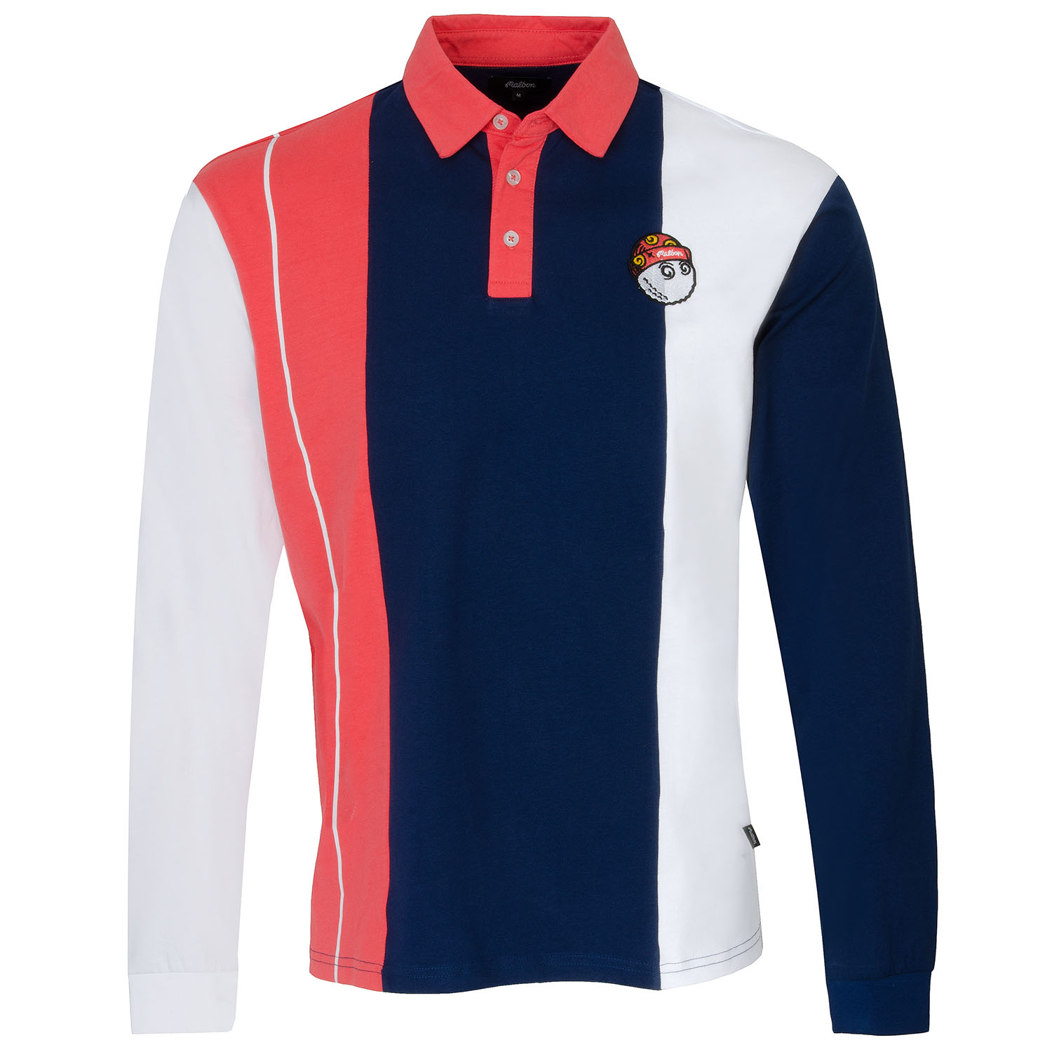 Image of Malbon Wiz Long Sleeve Polo Shirt