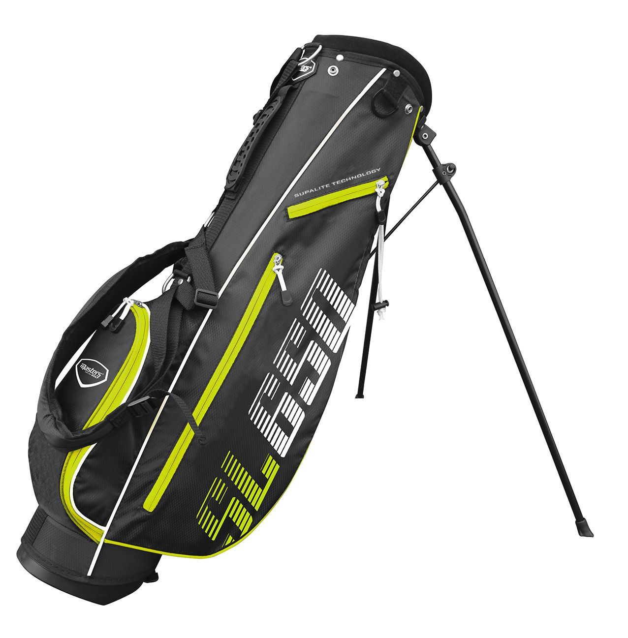 Masters SL650 SupaLite Golf Stand Bag Black/Lime | Scottsdale Golf