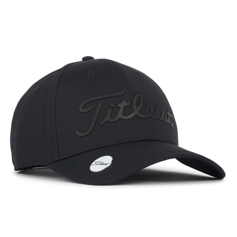 Titleist Players Performance Ball Marker Adjustable Golf Cap Black/Black