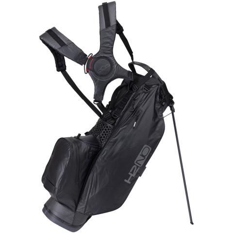 Sun Mountain H2NO Lite 14 Way Waterproof Golf Stand Bag Steel/Black