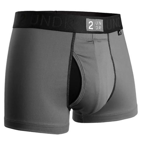 2UNDR Power Shift Trunk Boxer Shorts Cool Grey | Scottsdale Golf
