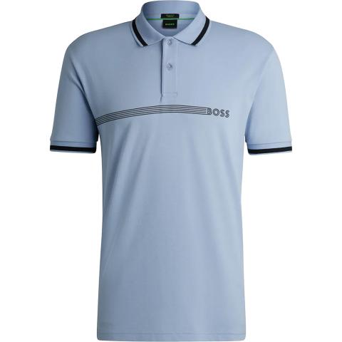 BOSS Paddy 1 Polo Shirt Open Blue