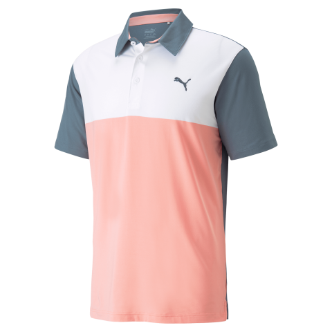 PUMA Cloudspun Colourblock Golf Polo Shirt