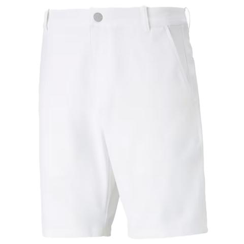 PUMA Dealer 8 inch Golf Shorts White Glow