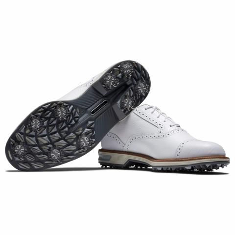FootJoy Premiere Series Tarlow Golf Shoes #53903 White/White Cap 