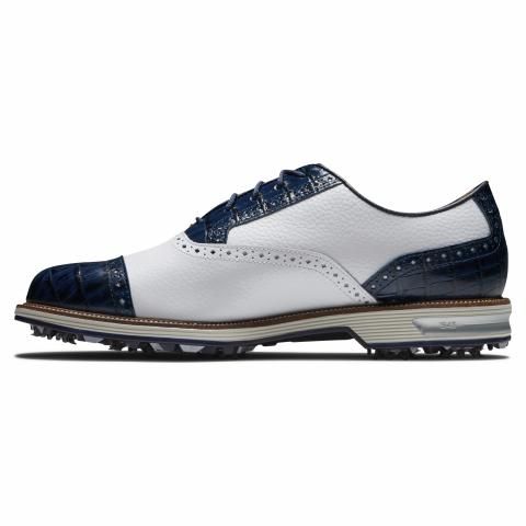 FootJoy Premiere Series Tarlow Golf Shoes #53904 White/Navy Cap 