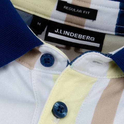 J Lindeberg Tour Tech Print Polo Shirt
