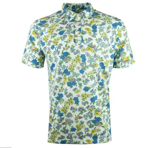 Nike Dri-FIT Player Floral Golf Polo Barely Green/Brushed Silver ...