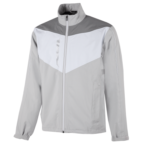 Galvin Green Armstrong Gore-Tex Paclite Waterproof Golf Jacket Cool Grey/White/Sharkskin