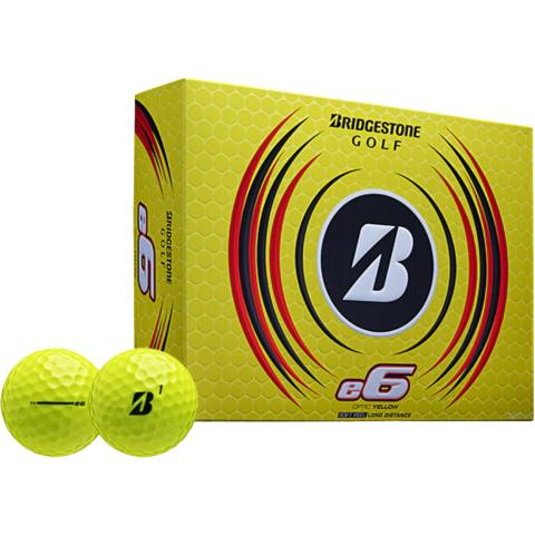 Bridgestone 2024 e6 Golf Balls Yellow/Dozen
