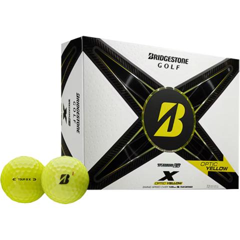 Bridgestone 2024 Tour B X Golf Balls Yellow/Dozen