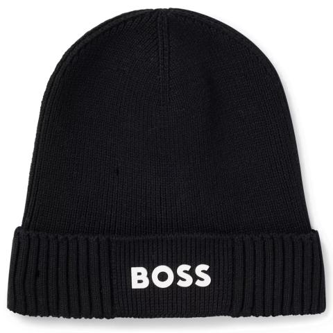 BOSS Asic X Beanie Hat Black 001