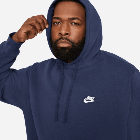 Nike Sportswear Club Fleece Pullover Hoodie Midnight Navy/White |  Scottsdale Golf