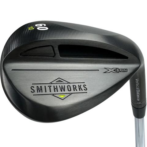 Smithworks Cast Milled XSpin Golf Wedge Stealth Black Mens / Right or Left Handed