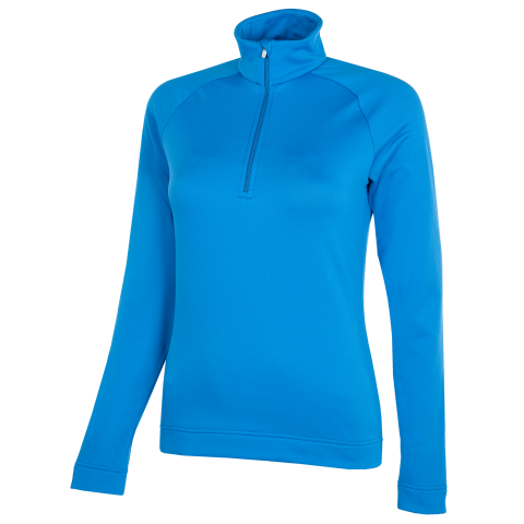 Galvin Green Dolly Ladies Insula Zip Neck Pullover Blue