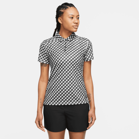 Nike Dri FIT Victory Short Sleeve Print Golf Polo Shirt