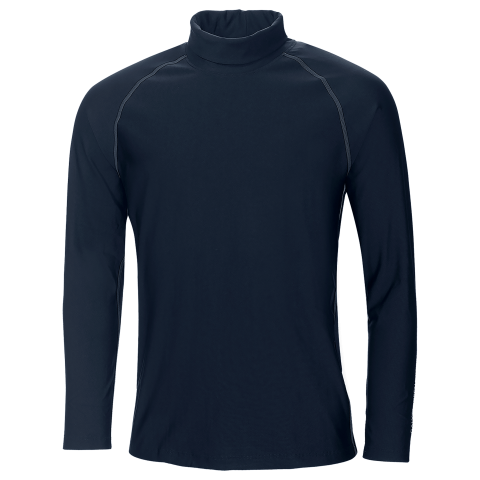 Galvin Green Edwin Skintight Thermal Roll Neck Navy/Blue Bell