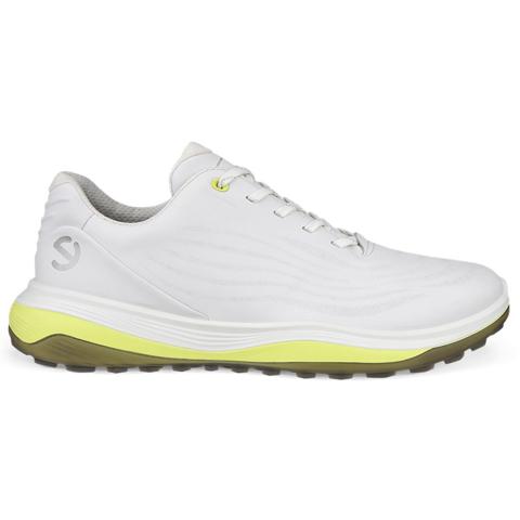 ECCO LT1 Golf Shoes White/Yellow