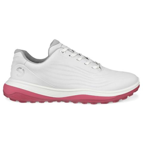 ECCO LT1 Ladies Golf Shoes White/Bubblegum