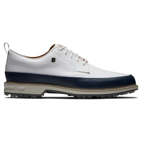 FootJoy Premiere Series Field LX Golf Shoes #54395 White/Navy/Grey
