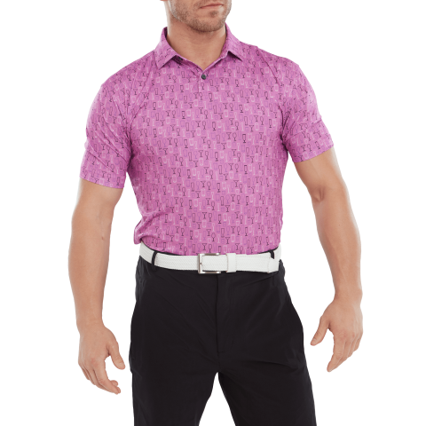 FootJoy Glass Print Golf Polo Shirt