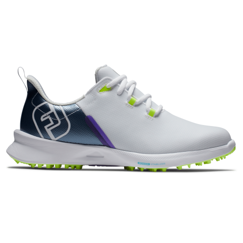 FootJoy Fuel Sport Ladies Golf Shoes #90128 White/Navy/Green
