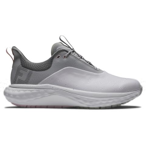 FootJoy Quantum Ladies Golf Shoes #97810 White/Grey/Pink