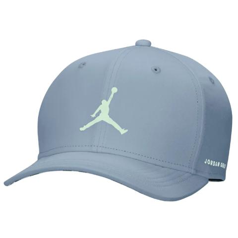 Nike Jordan Rise GX Structured Club Golf Cap Blue Grey/Barely Green/Barely Green