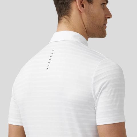 Castore Textured Pique Stripe Polo Shirt