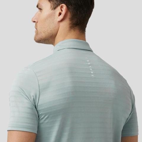 Castore Textured Pique Stripe Polo Shirt