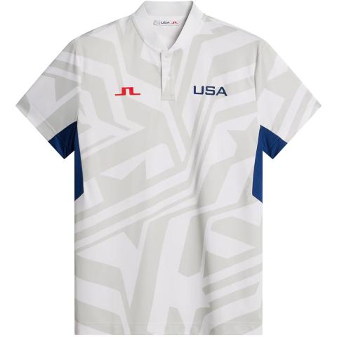 J Lindeberg Emeric Polo Shirt US Golf White