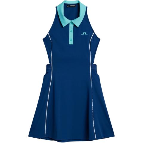J Lindeberg Tinsley Ladies Golf Dress Estate Blue