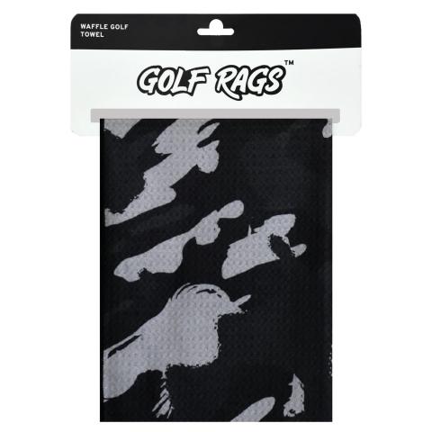 Golf Rags Dark Camo Waffle Golf Towel