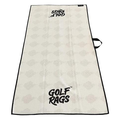Golf Rags Multi Colour Logo Waffle Golf Towel