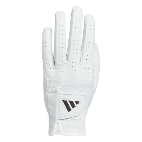 adidas Leather Golf Glove White/Black