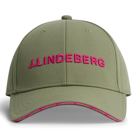 J Lindeberg Hennric Baseball Cap Oil Green