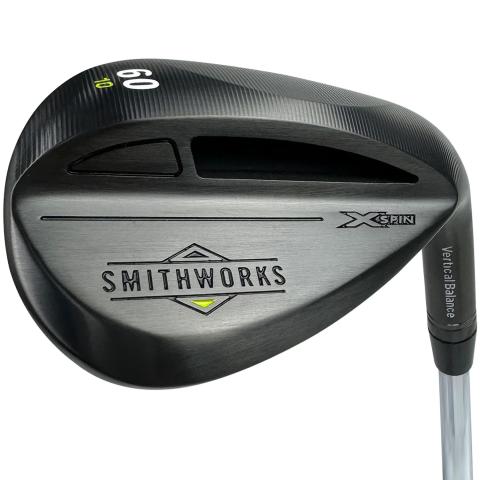 Smithworks Laser Milled XSpin Golf Wedge Stealth Black Mens / Right or Left Handed