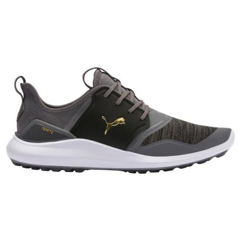 Puma IGNITE NXT Golf Shoes Quiet Shade/Puma Team Gold/Puma Black