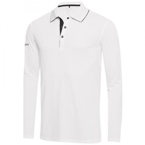 Galvin Green Marc Ventil8 Plus Long Sleeve Polo Shirt Galvin Green Marc Ventil8 Plus Long Sleeve Polo Shirt